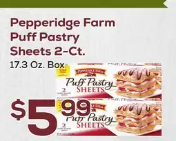 DeCicco & Sons Pepperidge Farm Puff Pastry Sheets offer