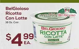 DeCicco & Sons BelGioioso Ricotta Con Latte offer