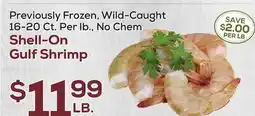 DeCicco & Sons Shell-On Gulf Shrimp offer