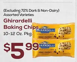 DeCicco & Sons Ghirardelli Baking Chips offer