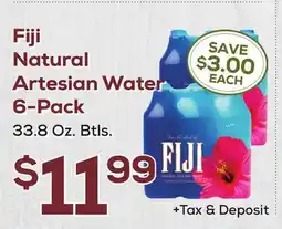 DeCicco & Sons Fiji Natural Artesian Water 6-Pack offer