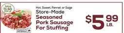 DeCicco & Sons Seasoned Pork Sausage For Stuffing offer