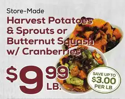 DeCicco & Sons Harvest Potatoes & Sprouts or Butternut Squash w/Cranberries offer