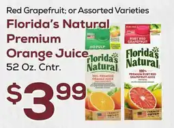 DeCicco & Sons Florida's Natural Premium Orange Juice offer