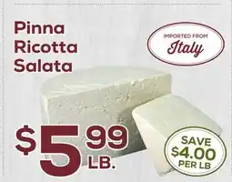 DeCicco & Sons Pinna Ricotta Salata offer