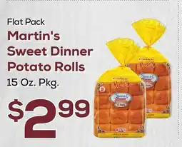 DeCicco & Sons Flat Pack Martin's Sweet Dinner Potato Rolls offer