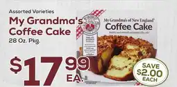 DeCicco & Sons My Grandma's Coffee Cake offer