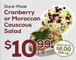 DeCicco & Sons Cranberry or Moroccan Couscous Salad offer