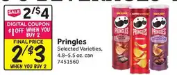 Stop&Shop Pringles offer