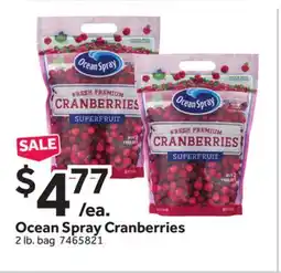 Stop&Shop Ocean Spray Cranberries offer