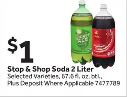 Stop&Shop Stop & Shop Soda offer