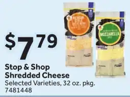 Stop&Shop Stop & Shop Shredded Cheese offer