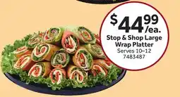 Stop&Shop Stop & Shop Large Wrap Platter offer