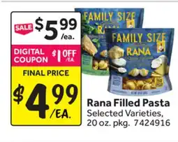 Stop&Shop Rana Filled Pasta offer