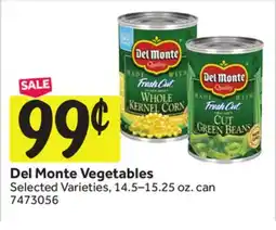Stop&Shop Del Monte Vegetables offer