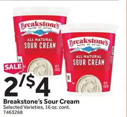 Stop&Shop Breakstone's Sour Cream offer