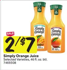 Stop&Shop Simply Orange Juice offer