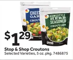 Stop&Shop Stop & Shop Croutons offer