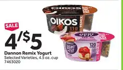 Stop&Shop Dannon Remix Yogurt offer