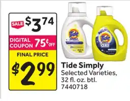 Stop&Shop Tide Simply offer