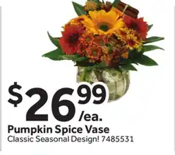 Stop&Shop Pumpkin Spice Vase offer