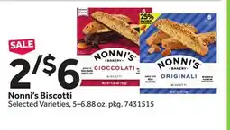 Stop&Shop Nonni's Biscotti offer