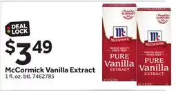 Stop&Shop McCormick Vanilla Extract offer