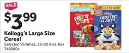 Stop&Shop Kellogg's Large Size Cereal offer