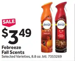 Stop&Shop Febreeze Fall Scents offer
