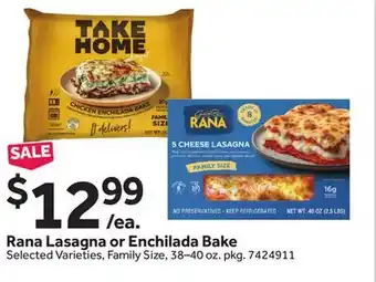 Stop&Shop Rana Lasagna or Enchilada Bake offer