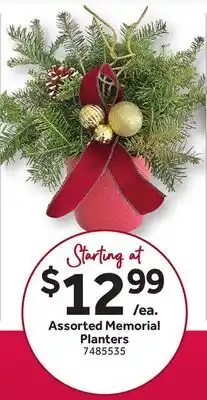 Stop&Shop Assorted Memorial Planters offer