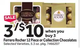 Stop&Shop Ferrero Rocher 12 Piece or Collection Chocolates offer