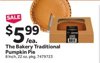 Stop&Shop The Bakery Traditional Pumpkin Pie offer