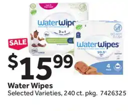 Stop&Shop Water Wipes offer