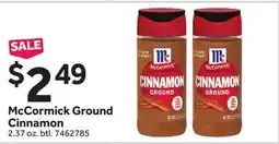 Stop&Shop McCormick Ground Cinnamon offer