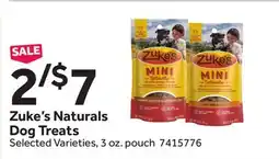 Stop&Shop Zuke's Naturals Dog Treats offer