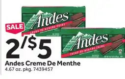 Stop&Shop Andes Creme De Menthe offer