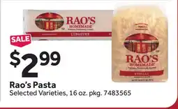Stop&Shop Rao's Pasta offer
