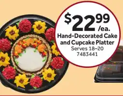 Stop&Shop Hand-Decorated Cake and Cupcake Platter offer