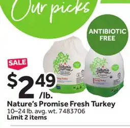 Stop&Shop Nature's Promise Fresh Turkey offer