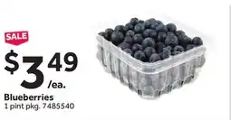 Stop&Shop Blueberries offer