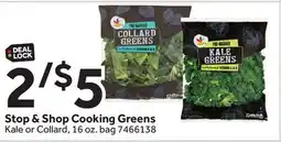Stop&Shop Stop & Shop Cooking Greens offer