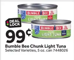 Stop&Shop Bumble Bee Chunk Light Tuna offer