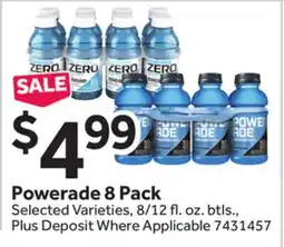 Stop&Shop Powerade 8 Pack offer