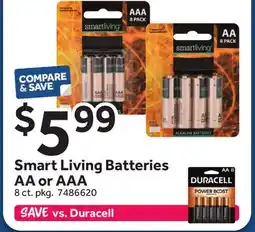 Stop&Shop Duracell Smart Living Batteries offer