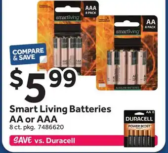 Stop&Shop Duracell Smart Living Batteries offer