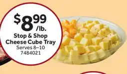 Stop&Shop Stop & Shop Cheese Cube Tray offer