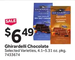 Stop&Shop Ghirardelli Chocolate offer