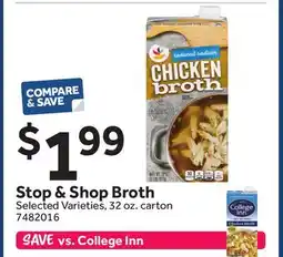 Stop&Shop Stop & Shop Broth offer
