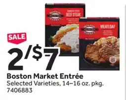 Stop&Shop Boston Market Entrée offer